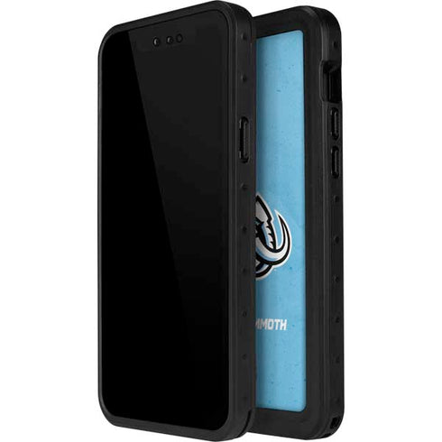 NHL Utah Mammoth Distressed Blue iPhone 15 Waterproof Case